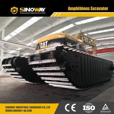 Marsh Equipment Used Caterpillar 320 325 Swamp Buggy with Custom Aluminum Track Shoe