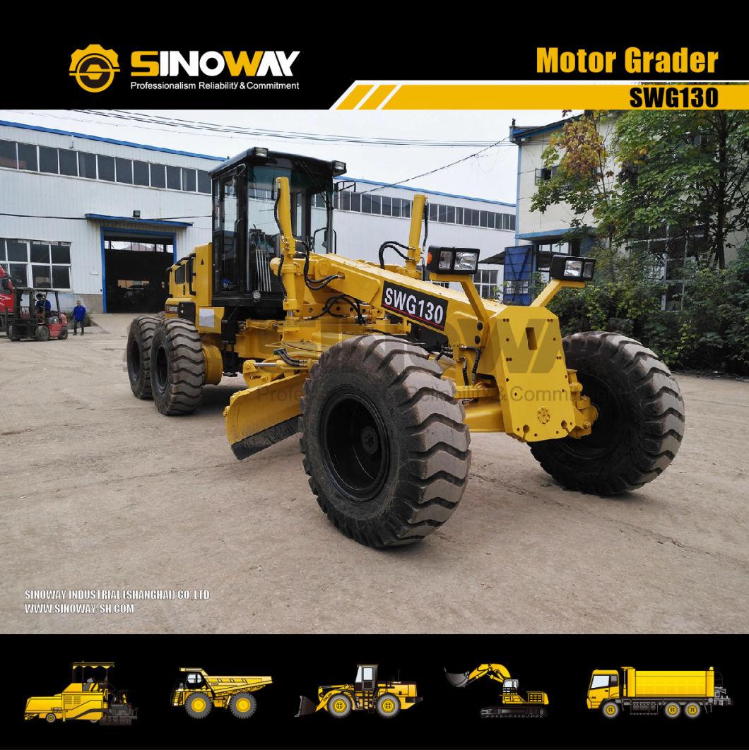 130HP Road Grader machine 10ton Motor Grader with Good Quality