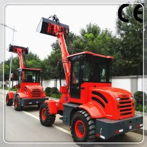 Chinese 1.5ton Telescopic Front End Loader Tl1500 Tractor Wheel Loader for Sale