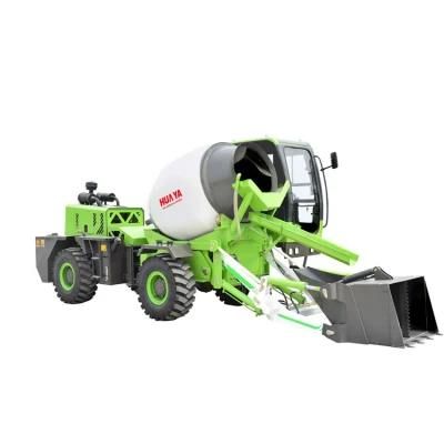 Customizable New Huaya Mixer Concrete Mixers Truck with Selfloading Bucket