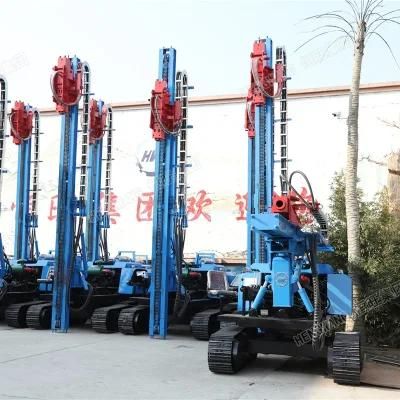 360 Degree 3m Pile Driver Machine Length Swing Solar Pile Driv