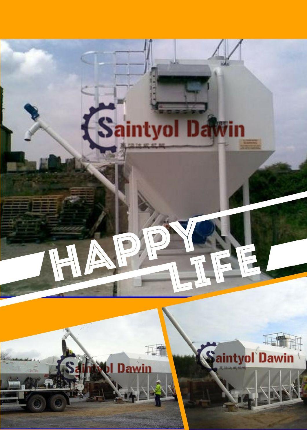 20t 25t 40t 60t MID Sizes Low Level Horizontal Cement Silos on Customized