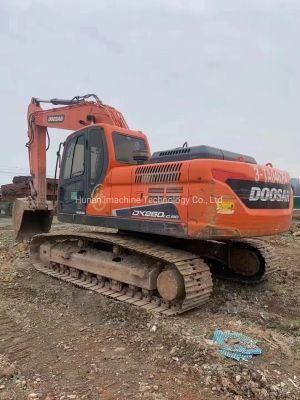 Best Selling Dx220LC-9c Excavator Used Medium Excavator Located in China