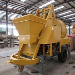 Portable Concrete Mixing with Pump