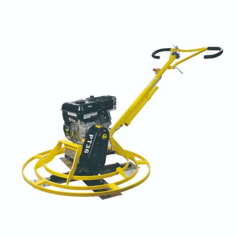 Hand Held Petrol Loncin Engine Concrete Screed Power Trowel Fs-PT36