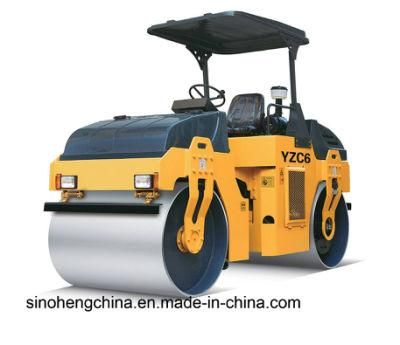 Mechanical Drive Hydraulic Vibratory Road Rollers 6000kg Yzc6