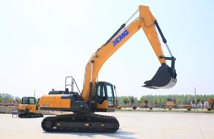 XCMG Official Manufacturer 21 Ton Hydraulic Excavator Xe215D Crawler Excavator Machine Price List for Sale