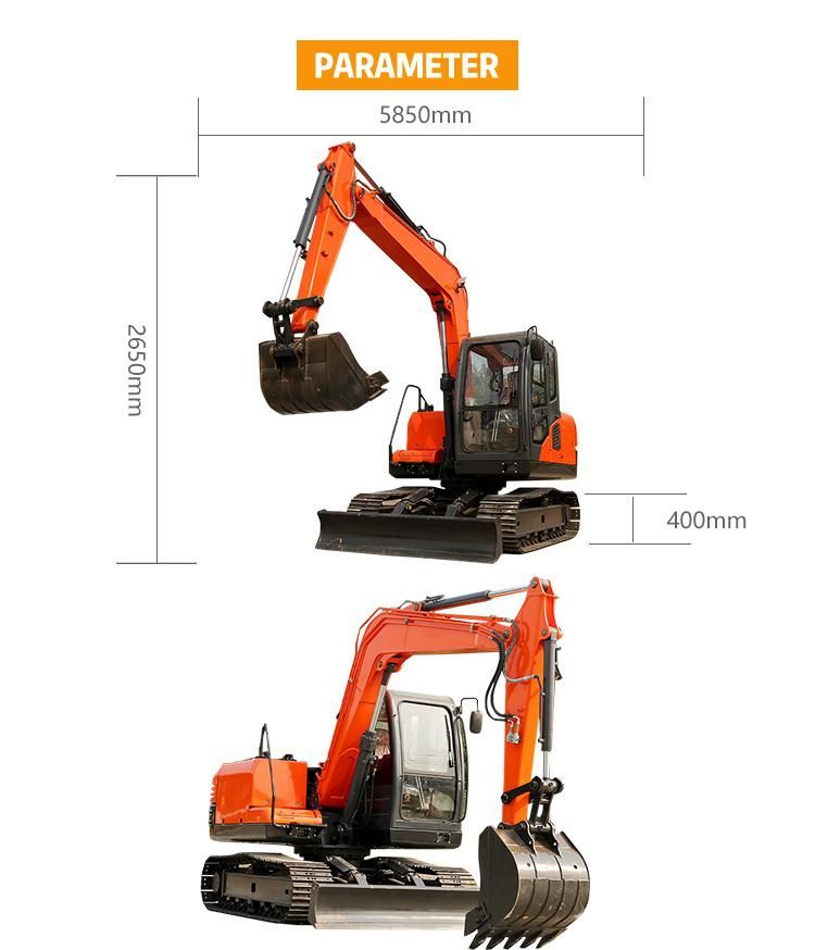 6 Ton Cheap Mini Excavator