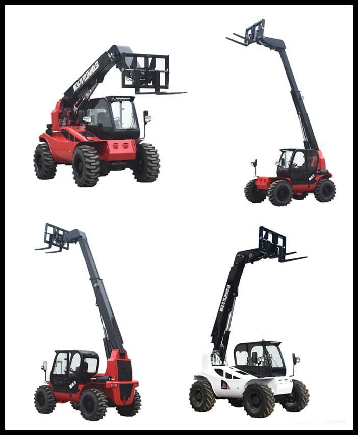 European Agricultural Machines 3ton Small Diesel Forklift with Telescopic Boom