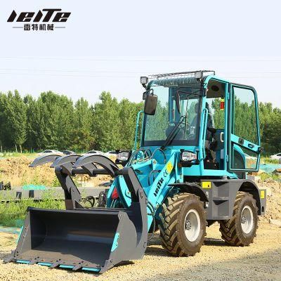 1.2 Ton Hydraulic Control Mini Wheel Loader Tractor Front Loader for Sale