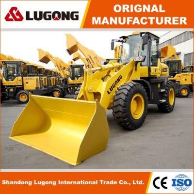 ISO and CE Certificated Lugong LG946 Yuchai Power Hydraulic Torque Converter Loaders with Grapple for Manufacturing Plant