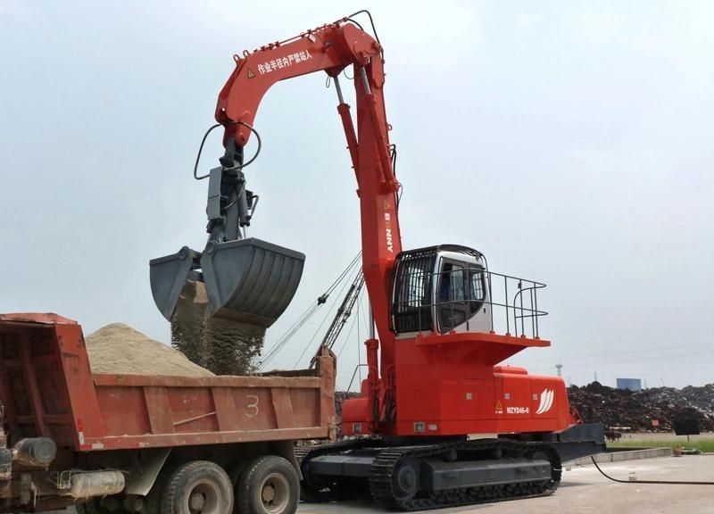 Bonny Wzyd46-8c Electrical Crawler Material Handler Loading and Unloading Bulk Material