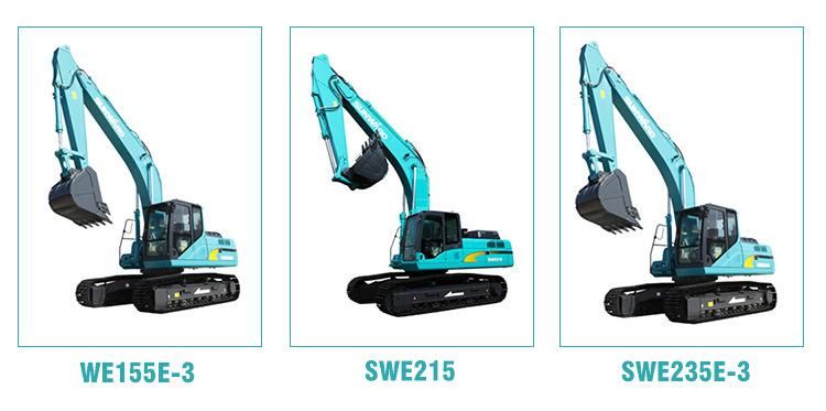 Sunward Swe155f Excavator Chinese Small Hydraulic 2t Bagger for Sell