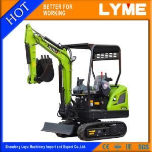 Convenient for Customers Mini Excavator Ly18 with Swing Arm for Digging Tree Hole