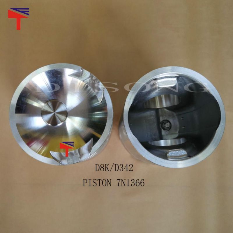 High-Performance Diesel Engine Engineering Machinery Parts Piston 7n1366 for Construction Bulldozer Parts D8K Engine Parts D342 Generator Set