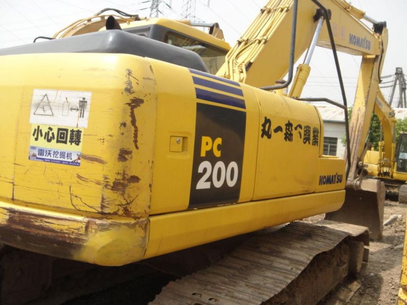 Excellent Condition Used Komatsu PC200 20t Excavator PC200-7 Crawler Excavator