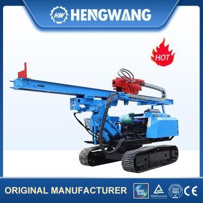 Solar Project Use Hydraulic Screw Piles Machine