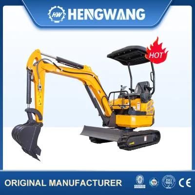 Hengwang CE EPA Hydraulic Digger Crawler Machine