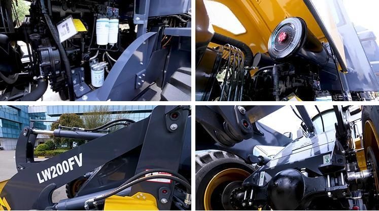XCMG 2ton Earth Construction Mini Wheel Loader Cheap Price for Sales (RG200KV)