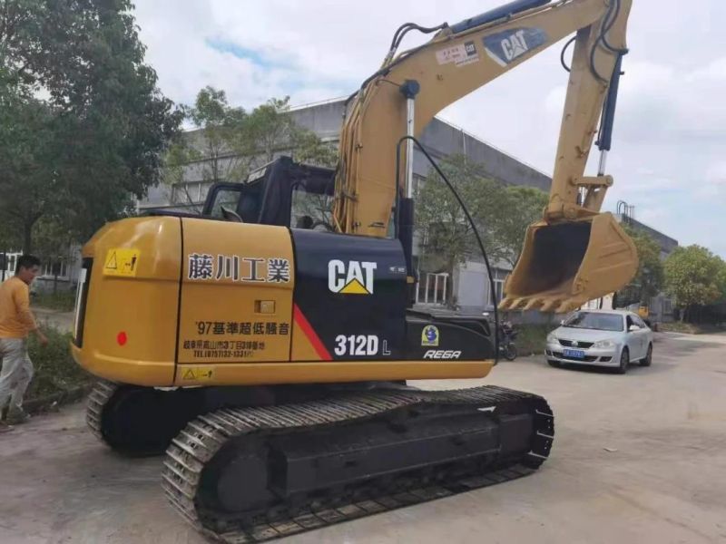 12ton Used Mining Crawler Excavators Cat 312D with Well Maintance, Good Working Condition Cheap Price on Sales