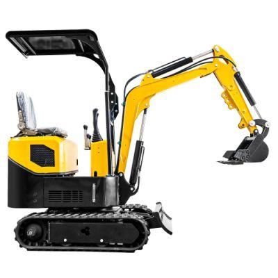 China Factory Mini Excavator 1 Ton 2 Ton Small Digger for Sale