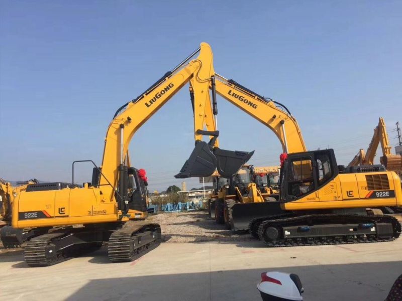 Liugong 22 Ton 1cbm Crawler Digging Excavators 922e