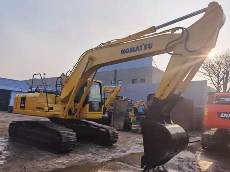 Excellent Working Condition Used Komatsu PC220-7 22t Crawler Excavator