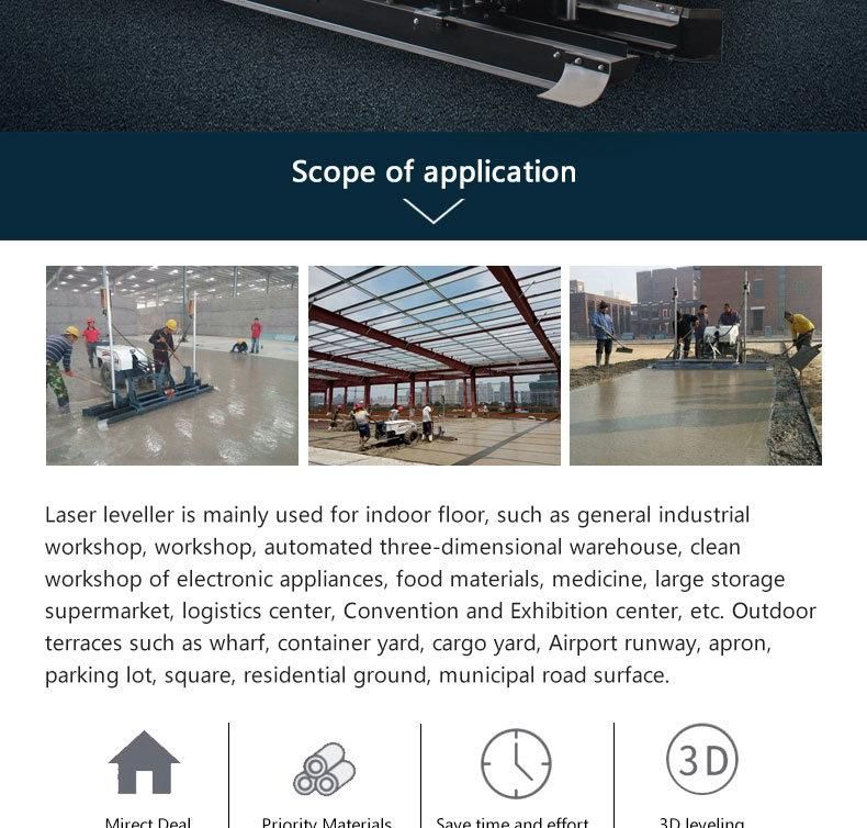 Concrete Laser Screed Machine Road Leveling Machine for Sale