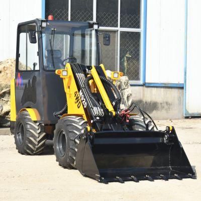 74HP 4WD Farm Tractor 4X4 Snow Blowers Front Loader with EPA