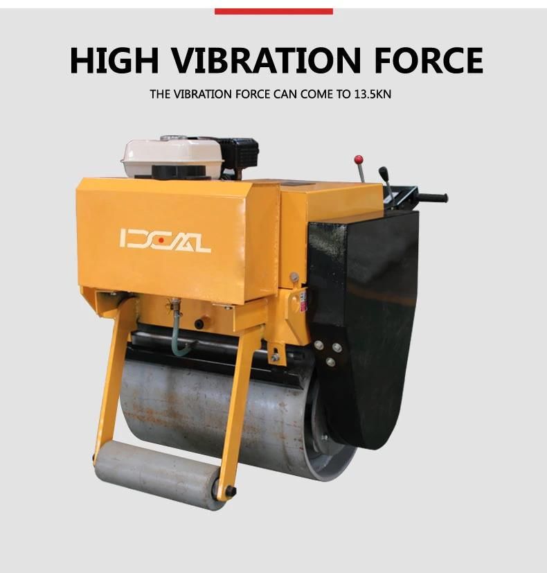 Vr600p 70Hz 13.5kn Used Smooth Drum Roller Automatic Honda Gx160 Vibrating Roller Single Drum Vibratory Road Roller for Sale