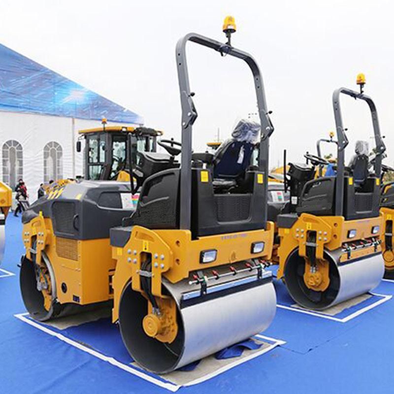 China Top Brand Full Hydraulic Double Drum Road Roller 2ton Xmr203 with Spare Parts