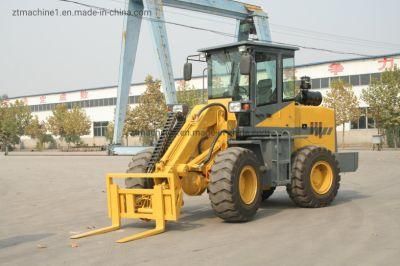 2t Multifunctional Telescopic Arm Loader Joystick Articulated Front End Loader with Cummins Engine Agricultural Quick Hitch