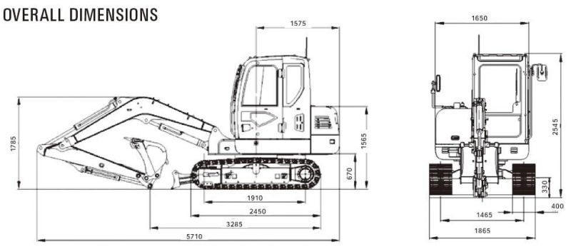 Top Brand Shantui Electric Mini Excavator Remote Control 5 Ton Se50-9