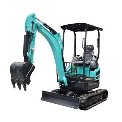 Hot China Mini Excavator 0.8t -10 Ton Small Digger 1 Ton 2 Ton Excavator with Rubber Track for Sale