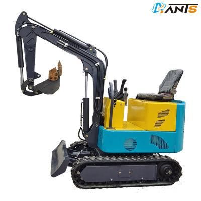 Cheap New Garden Farm Use 0.8t Mini Excavator 1ton Crawler Mini Digger Excavator for Sale