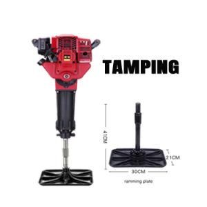 2 Stroke Gasoline Jack Hammer Petrol Tamper with Tamping Plate