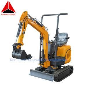 Hot Sale Rhinoceros Xn10-8 1 Ton 1000 Kg 1.5km/H Mini Crawler Digger Excavators