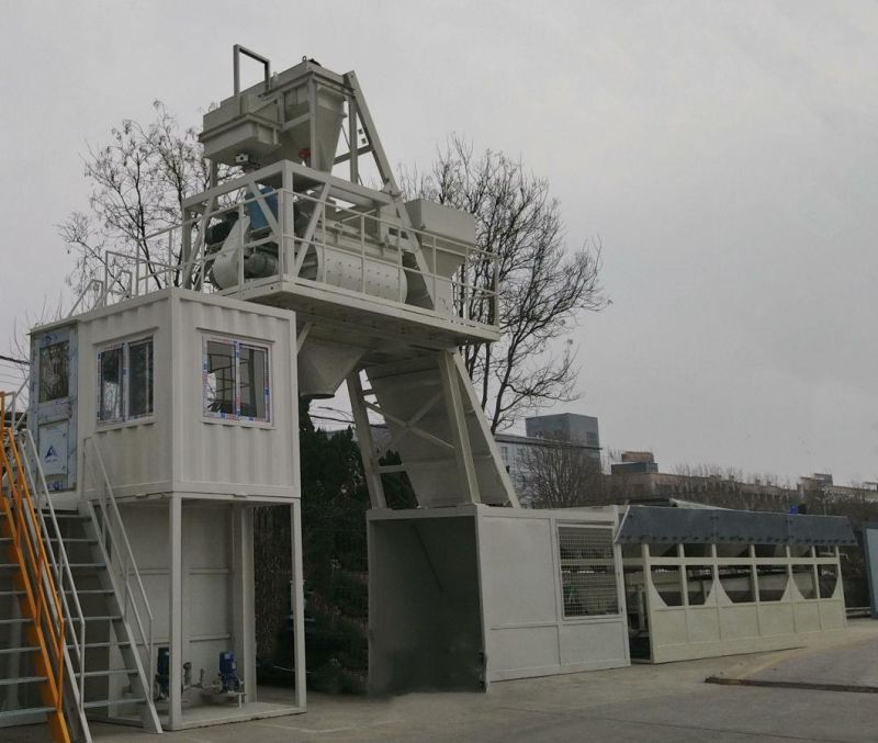 Concrete Plant with Mixer for Hzs35