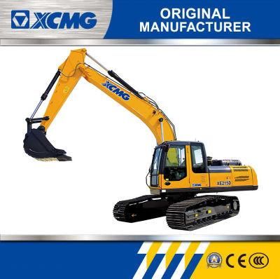 XCMG Official Manufacturer 21 Ton Hydraulic Excavator Xe215D Crawler Excavator Machine Price List for Sale