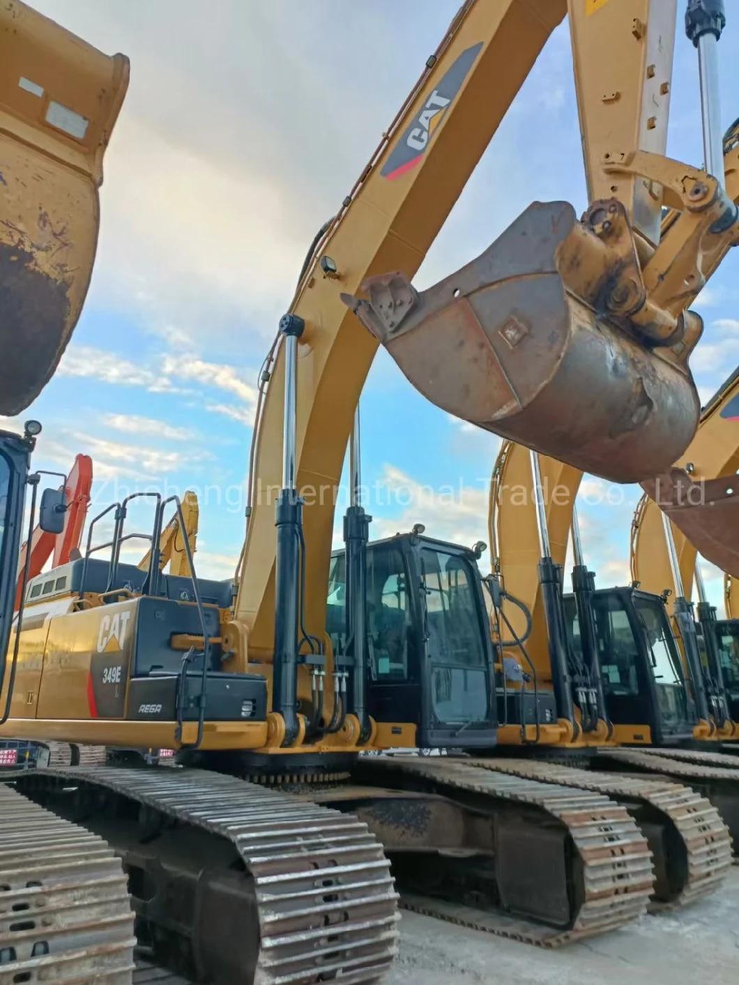 Used Caterpillar 349e Cat340d 340d2 349e 349d 390d 390f 320 325 330 329 345 Second Hand Hitachi Komatsu Excavator 50 Ton Excavators Mining Machine Machinery