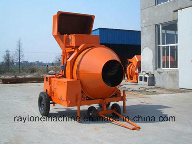 Jzr350 Concrete Mixer Diesel Engine Mixing Machine