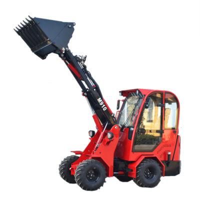 China Telescopic Mini Front End Loader Mini Wheel Loader M910 for Garden Farm Construction Forestry