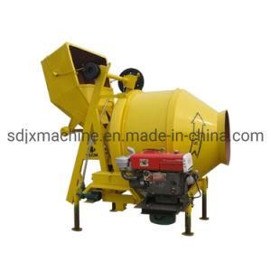 Mobile Concrete Mixer Machine 350L 400L 500L Small Gasoline Diesel Seft-Load Concrete Mixer