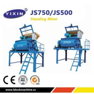 Js500 Twin Shaft Compulsory Concrete Mixer for Block Production
