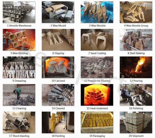 G. E. T Excavator Parts Bucket Tooth Points Tips Spare Parts K30RC by Casting Bucket Teeth Construction Equipments