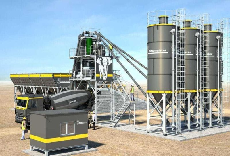 Factory Price 2hzs180 26m3/H Concrete Batching Mixing Plant Good Stability