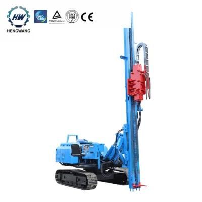 Steel Crawler Hydraulic Hammer Pile Driver Solar Ramming Machine