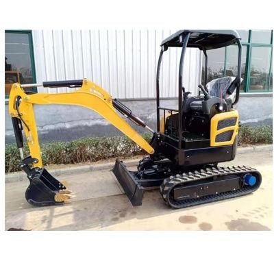 High Quality 2000kg Mini Crawler Excavator with Standard Dozer Board Attachments Parts