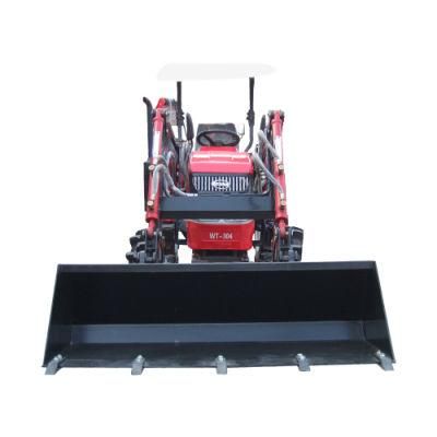 High Efficiency High Loading Mini Tractor Front Loader Micro Tractor Loader