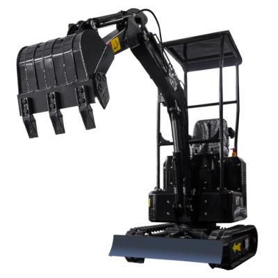 1000kg Hydraulic Mini Small Crawler Excavators with Euro 5 Engine 120 Degrees Deflection Boom